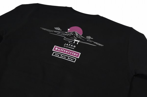 画像4: BULL TERRIER スウェットトレーナー JAPAN　黒 (4)
