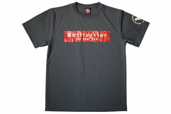 画像1: BULL TERRIER ドライTシャツ Basic Logo グレー (1)