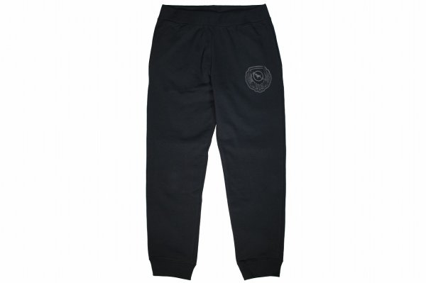 画像1: BULL TERRIER スウェットパンツ Basic 黒/黒 (1)