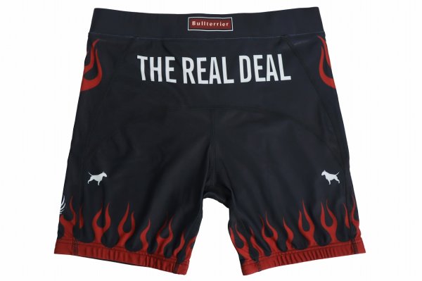 画像5: BULL TERRIER スパッツ Fire 黒 (5)