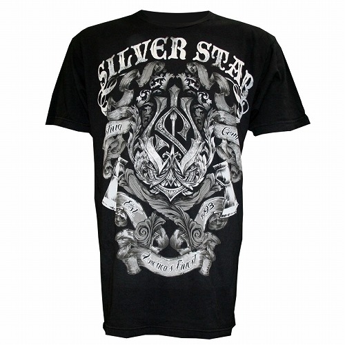 Silver Star　Tシャツ Battle　黒