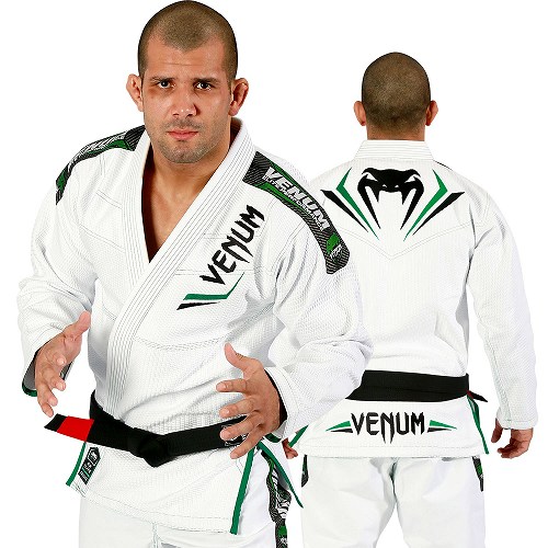 VENUM 柔術衣 Elite 白/緑 - ファイターズショップブルテリア