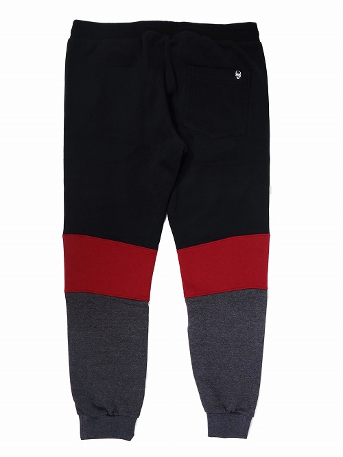 Kvra ジョガーパンツ Slice 黒 ワインレッド グレー ファイターズショップブルテリア