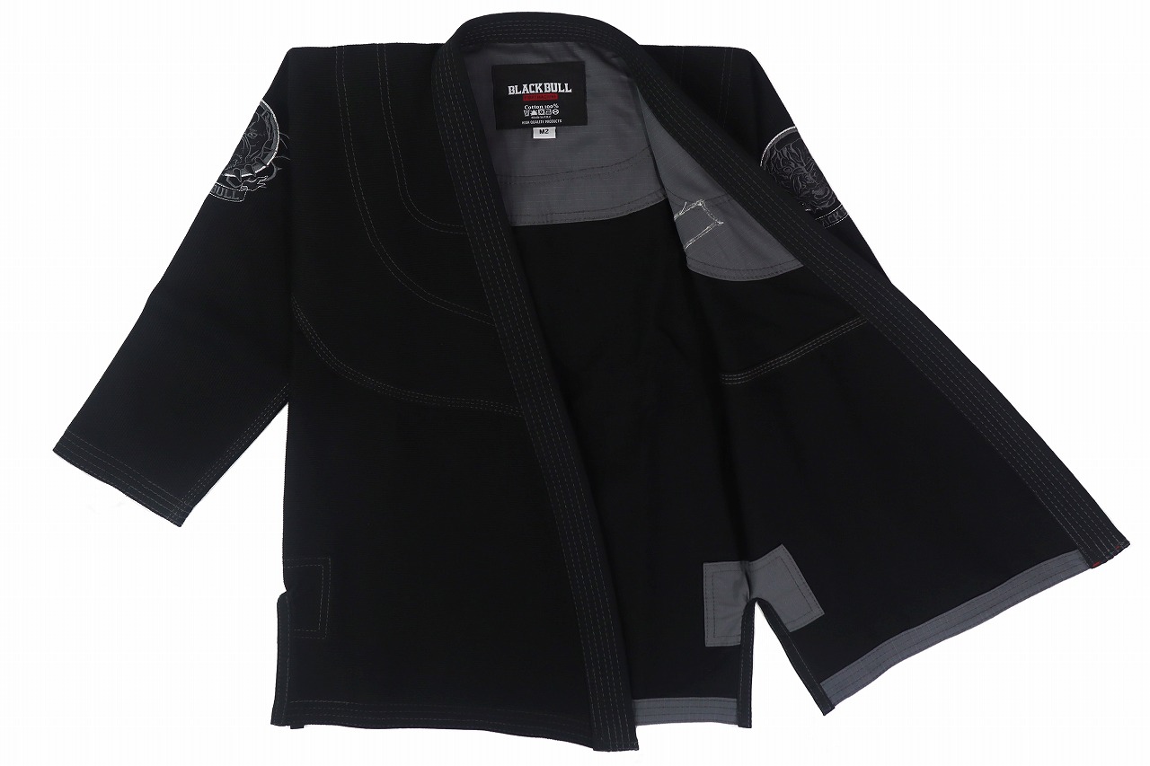 ☆確認用　BLACK BULL 黒　ブルテリア　柔術　キッズ　道着　М3 BLACKBULL】新作KIDS柔術衣入荷しました！